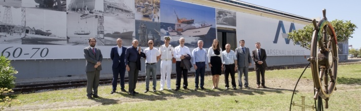 Presidente da Câmara Municipal da Póvoa de Varzim e Associação Pro Maior visitam Arsenal do Alfeite, S.A.