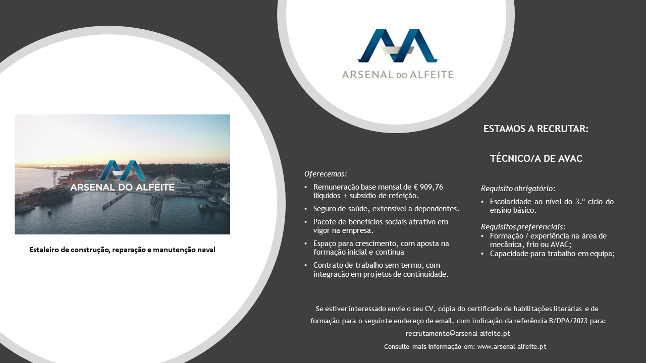 Recrutamento Técnico/a de AVAC