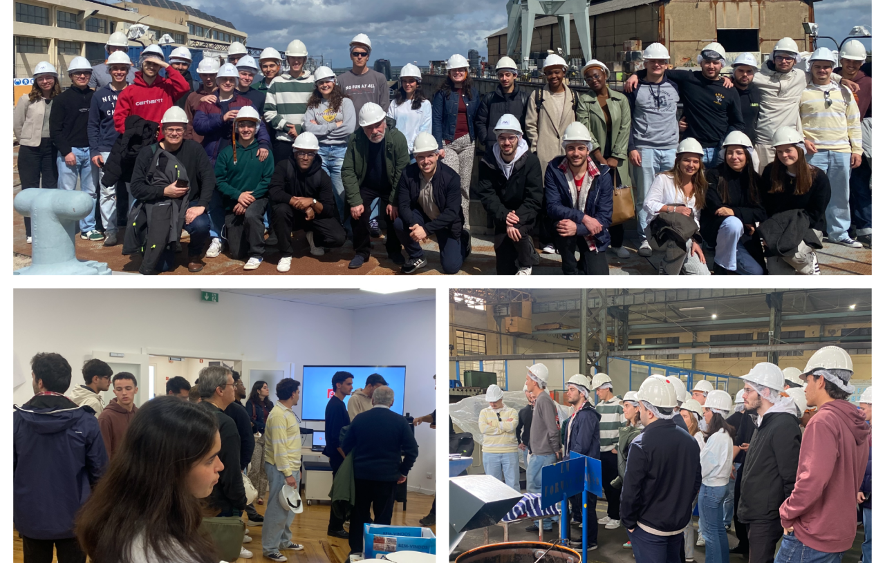 Visita de estudo dos alunos do Instituto Superior Técnico