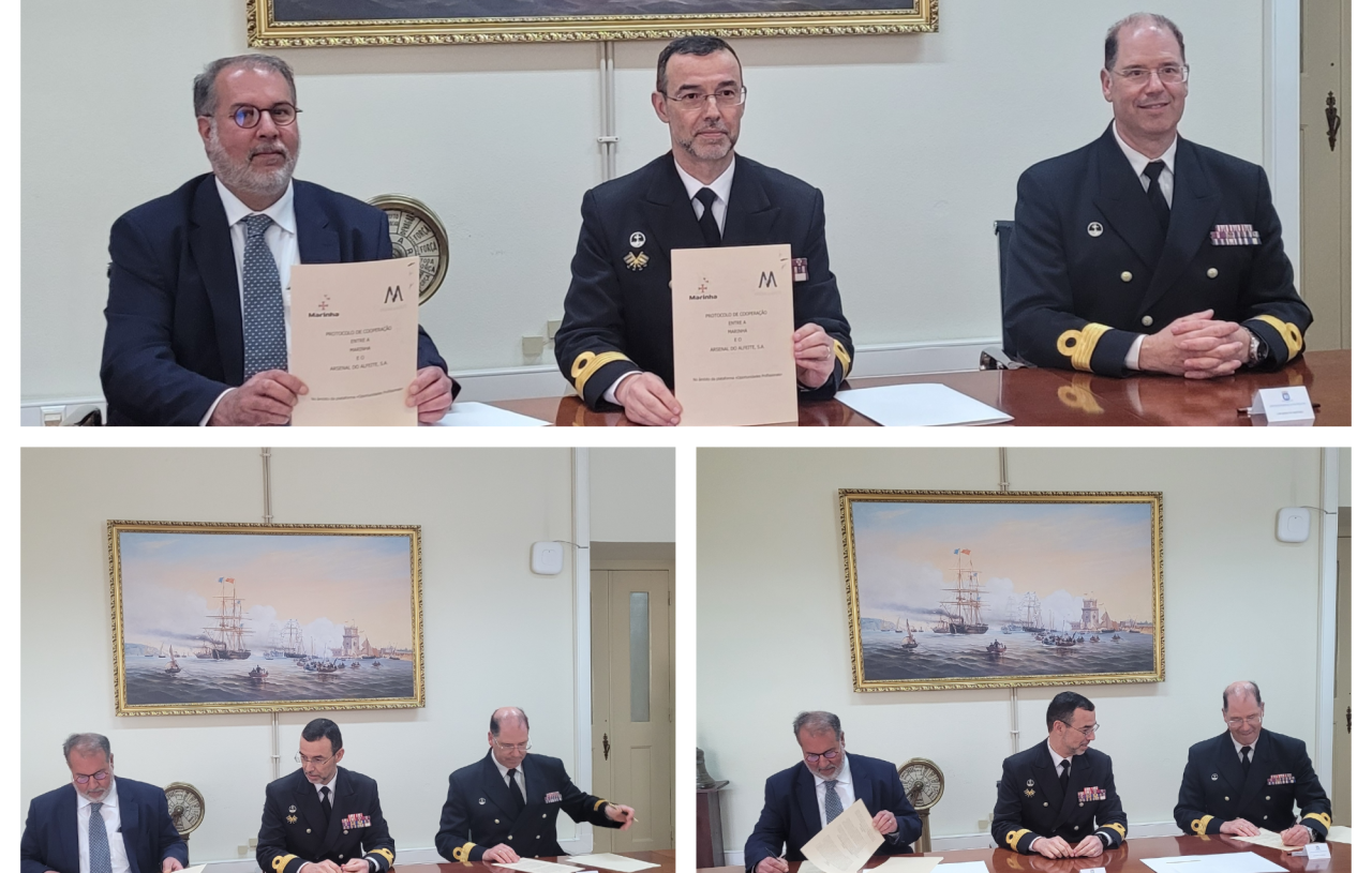 Protocolo de cooperação entre a Marinha e a Arsenal do Alfeite S.A.