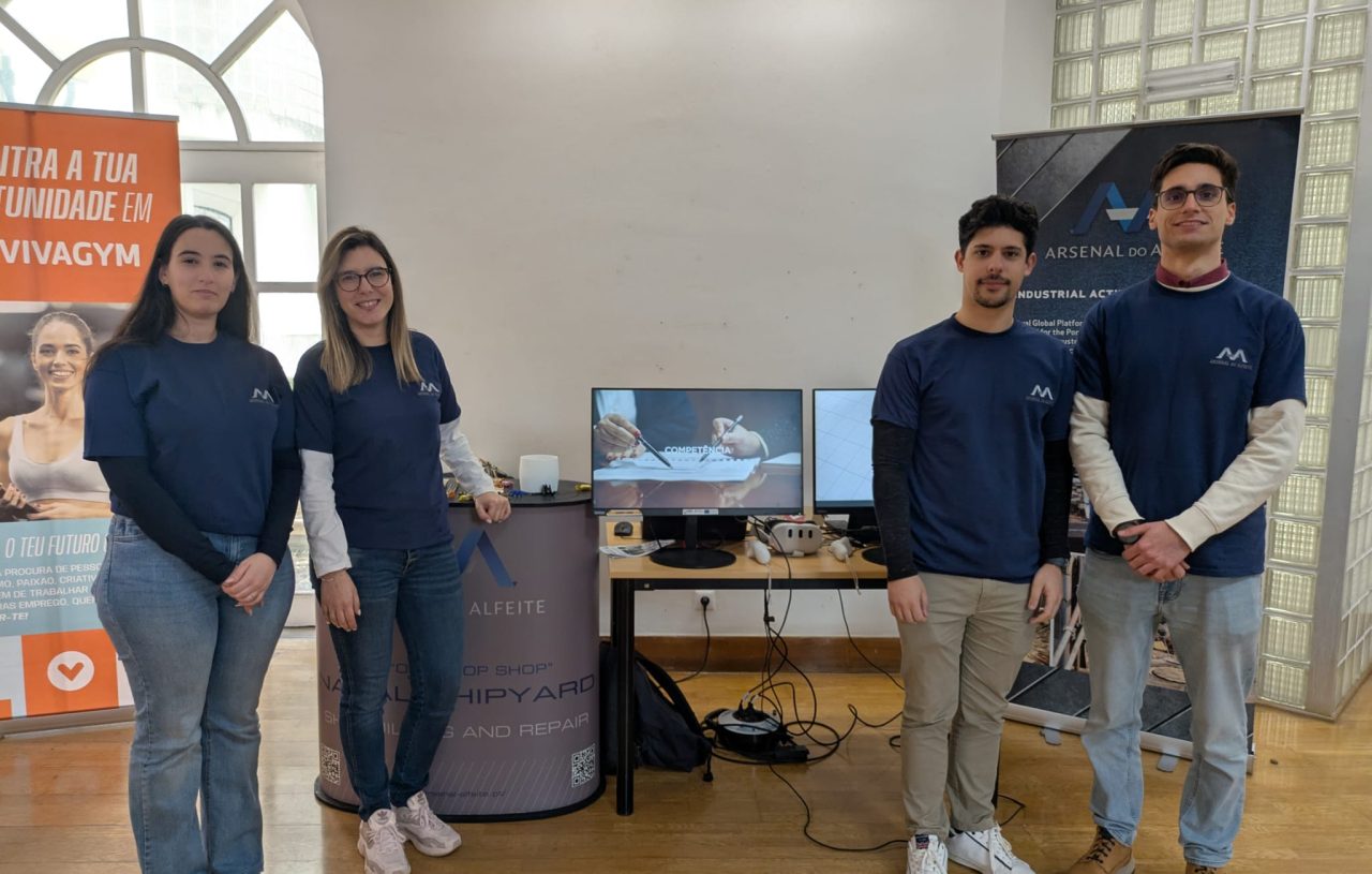 Arsenal do Alfeite marcou presença na Feira de Empregabilidade da Casa Pia de Lisboa