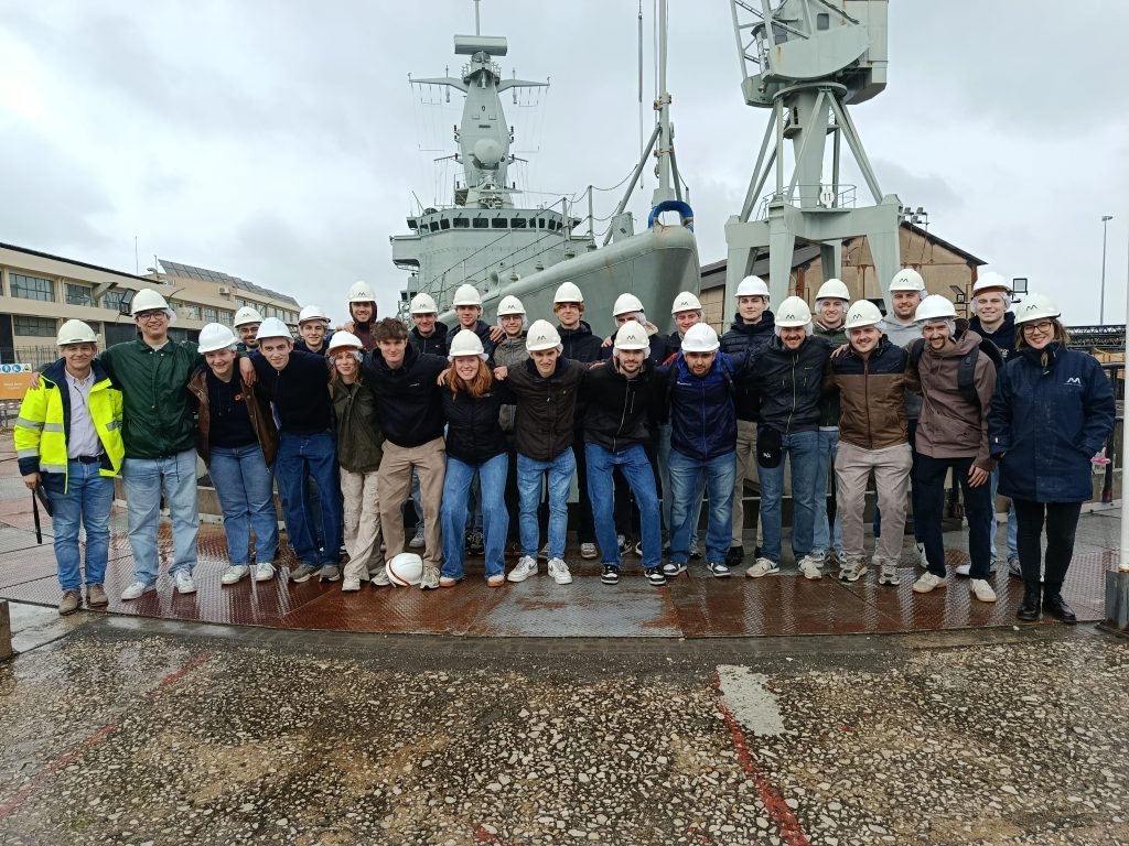 Visita de Estudo dos alunos da PKarus, da Ghent University à Arsenal do Alfeite, S.A.