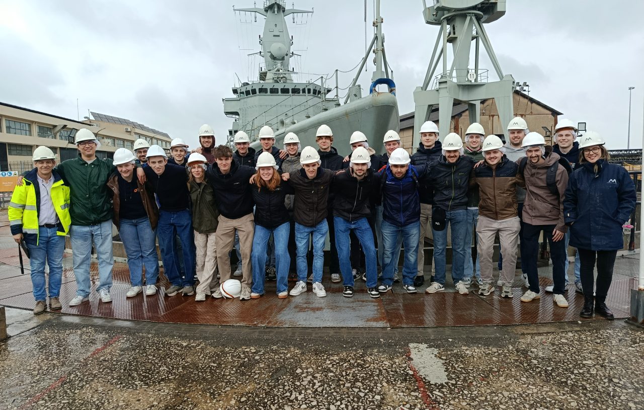 Visita de Estudo dos alunos da PKarus, da Ghent University à Arsenal do Alfeite, S.A.